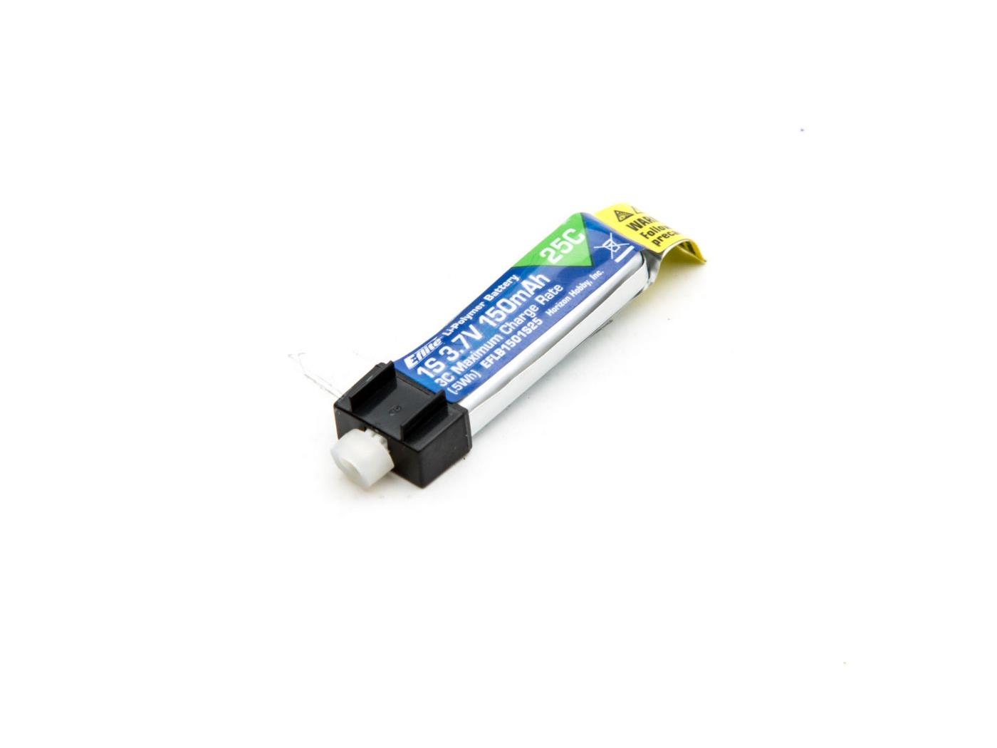 150mAh 1S 3.7V 25C LiPo Battery 150mAh 1S 3.7V 25C LiPo Battery - Image 1