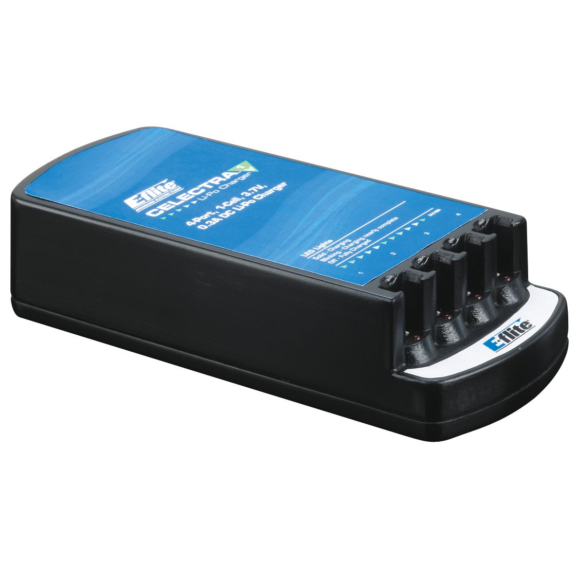 Celectra 4-Port 1-Cell 3.7V 0.3A DC Li-Po Charger Celectra 4-Port 1-Cell 3.7V 0.3A DC Li-Po Charger - Image 1