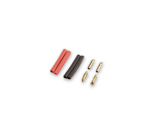 2.0mm Gold Connector Set 2prs 2.0mm Gold Connector Set 2prs - Image 1