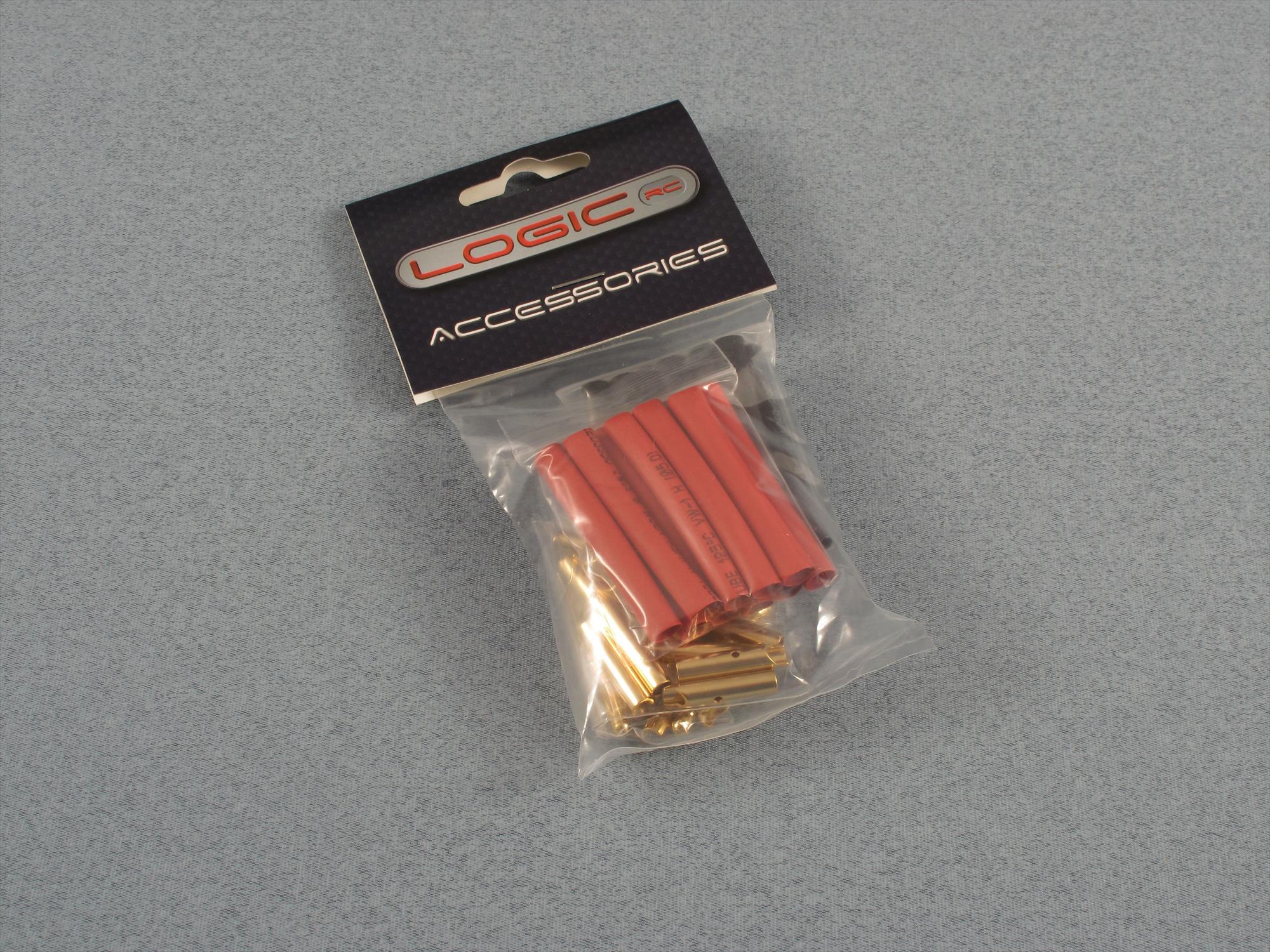 4.0mm Gold Connector Set 10prs 4.0mm Gold Connector Set 10prs - Image 1
