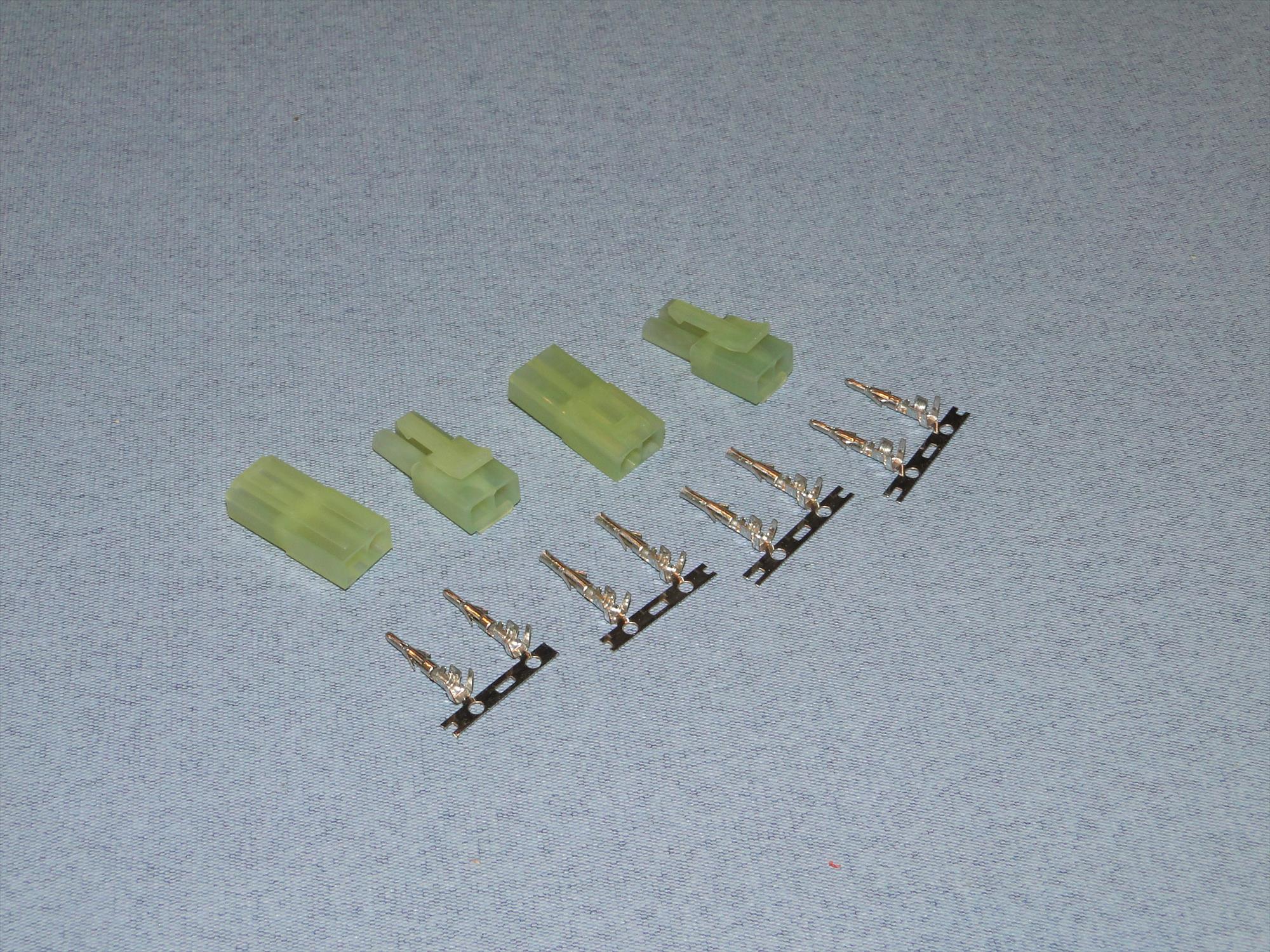 Mini Tamiya Connector Set 2prs Mini Tamiya Connector Set 2prs - Image 1