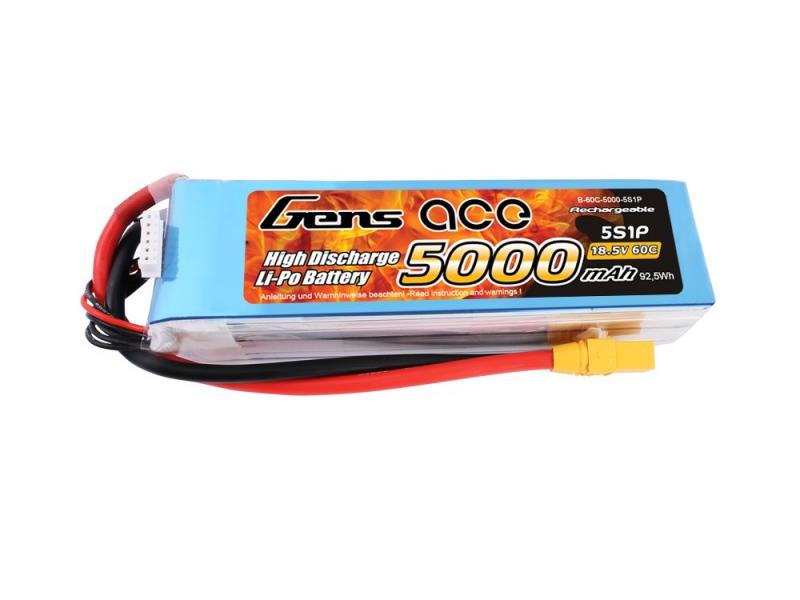 Li-Po 5S 18.5V 5000mAh 60C with XT90 Li-Po 5S 18.5V 5000mAh 60C with XT90 - Image 1