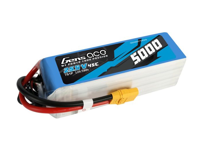 Li-Po 7S 25.9V 5000mAh 45C with XT90 - Image 1