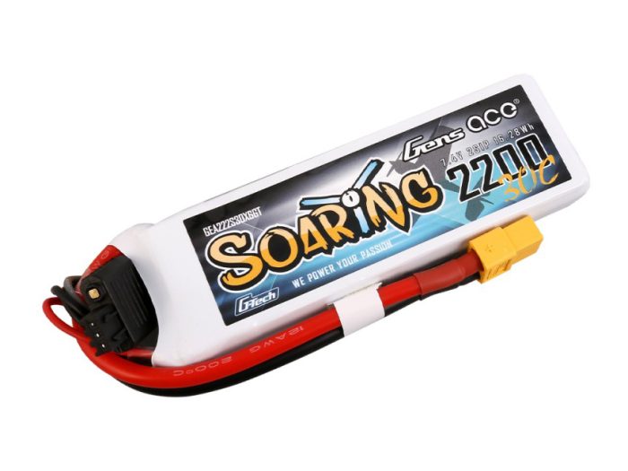 Li-Po G-Tech 2S 7.4V 2200mAh 30C Soaring with XT60 - Image 1