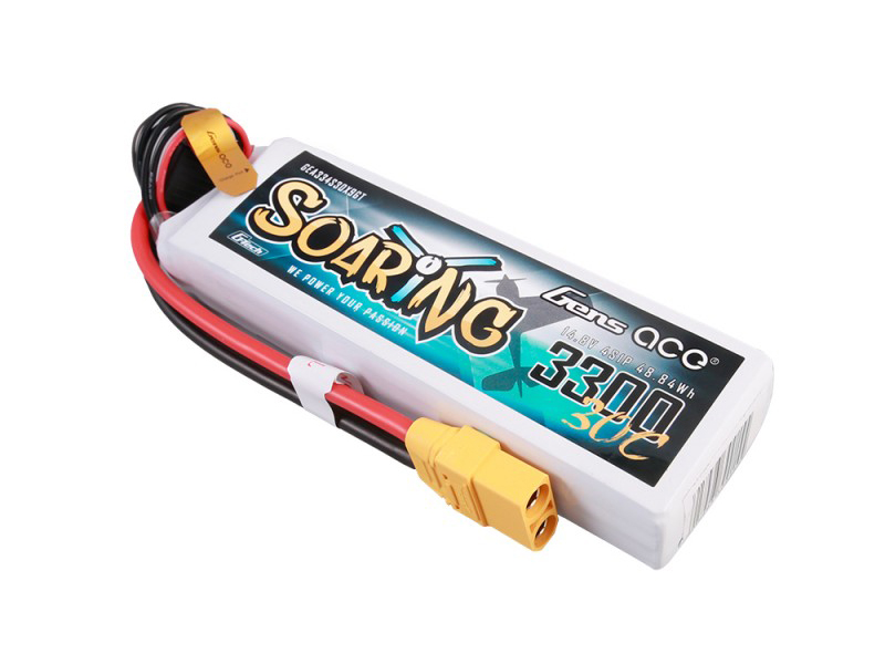 Li-Po G-Tech 4S 14.8V 3300mAh 30C Soaring with XT90 Li-Po G-Tech 4S 14.8V 3300mAh 30C Soaring with XT90 - Image 1