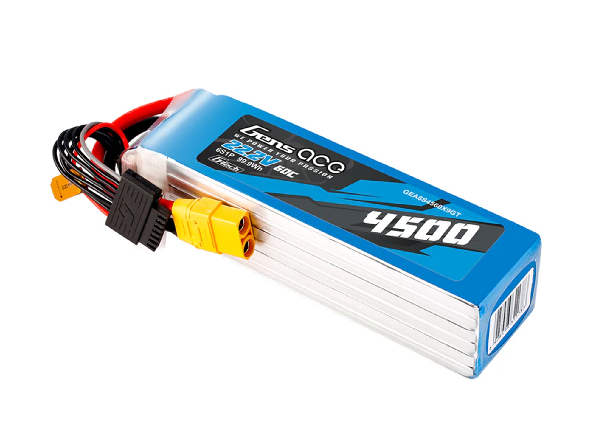 Li-Po G-Tech 6S 22.2V 4500mAh 60C with XT90 Li-Po G-Tech 6S 22.2V 4500mAh 60C with XT90 - Image 1