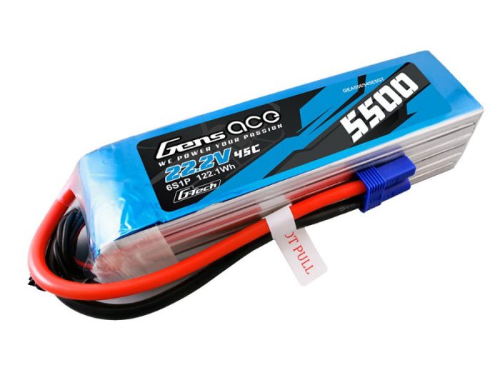 Li-Po G-Tech 6S 22.2V 5500mAh 45C with EC5 - Image 1
