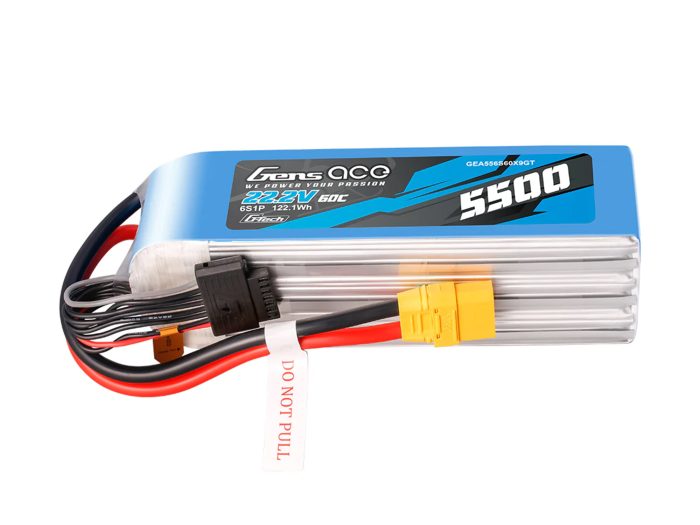 Li-Po G-Tech 6S 22.2V 5500mAh 60C with XT90 - Image 1