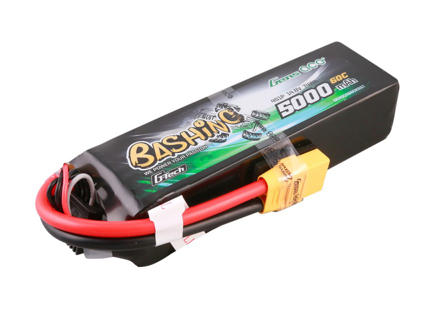 Li-Po Car G-Tech 4S 14.8V 5000mAh 60C Bashing with XT90 Li-Po Car G-Tech 4S 14.8V 5000mAh 60C Bashing with XT90 - Image 1