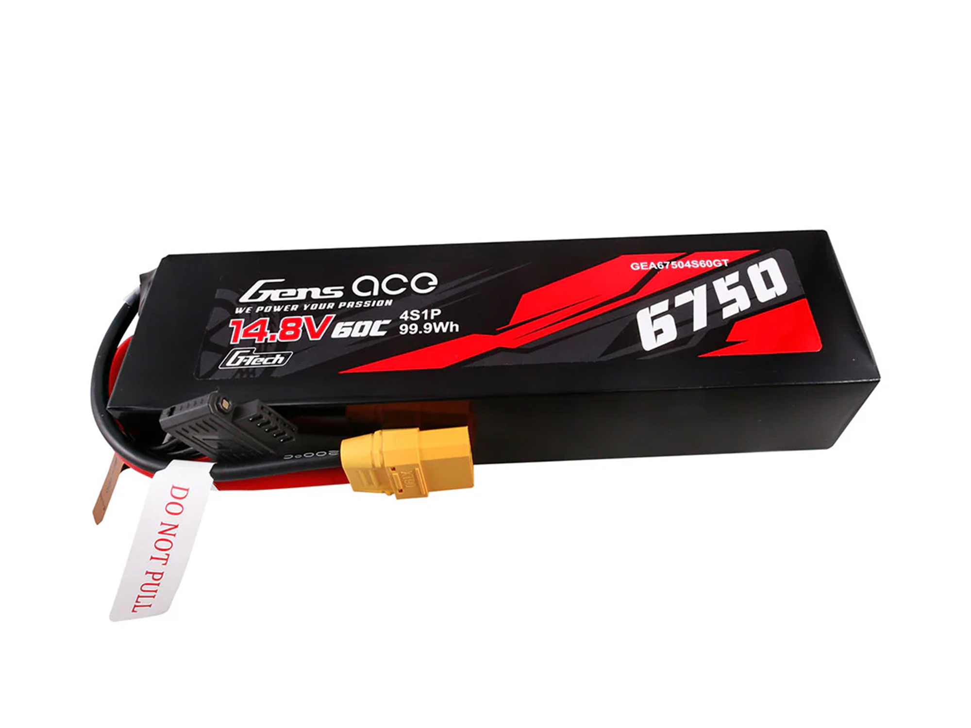 Li-Po Car G-Tech 4S 14.8V 6750mAh 60C with XT90 Li-Po Car G-Tech 4S 14.8V 6750mAh 60C with XT90 - Image 1