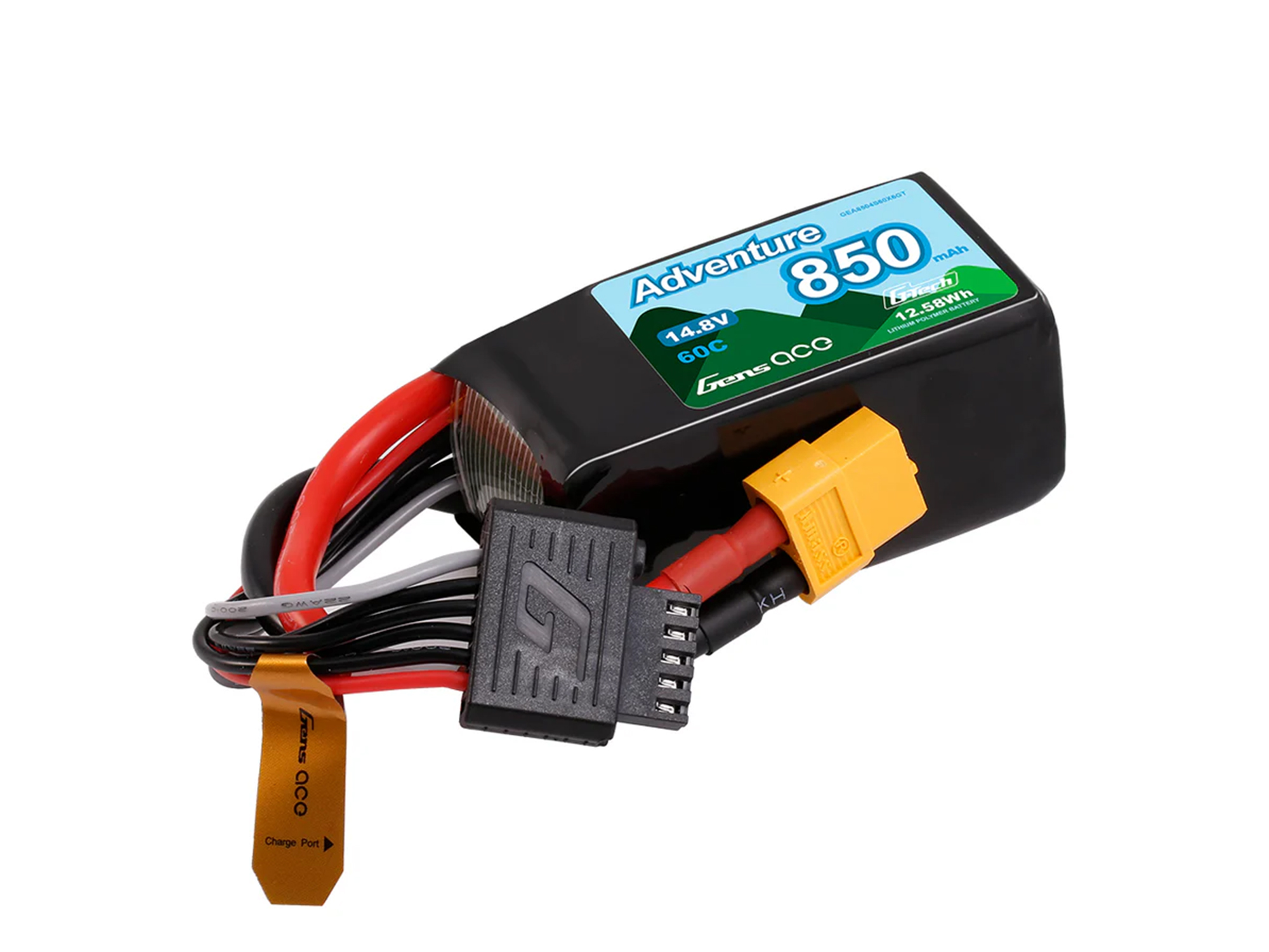 Li-Po Car G-Tech 4S 14.8V 850mAh 60C Crawling with XT60 Li-Po Car G-Tech 4S 14.8V 850mAh 60C Crawling with XT60 - Image 1