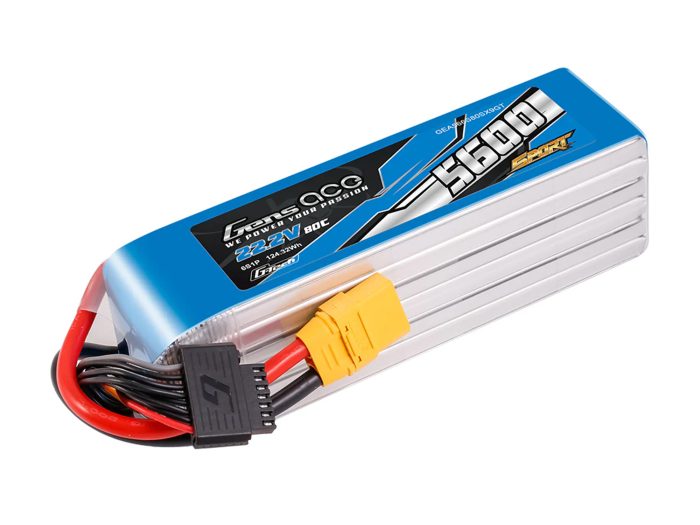 Li-Po G-Tech Sport 6S 22.2V 5600mAh 80C with XT90 - Image 1