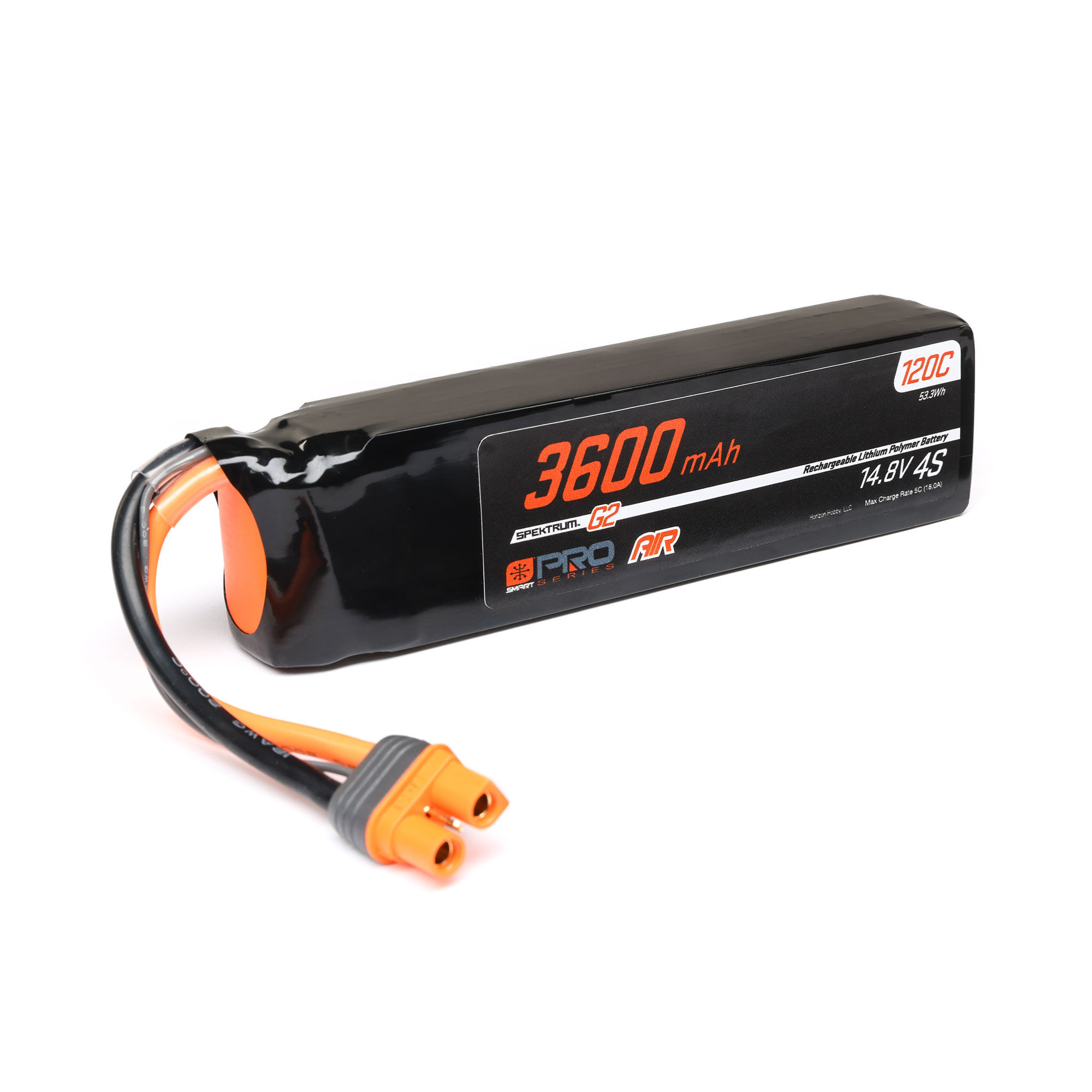14.8V 3600mAh 4S 120C Smart G2 Pro Air LiPo Battery: IC3 14.8V 3600mAh 4S 120C Smart G2 Pro Air LiPo Battery: IC3 - Image 1