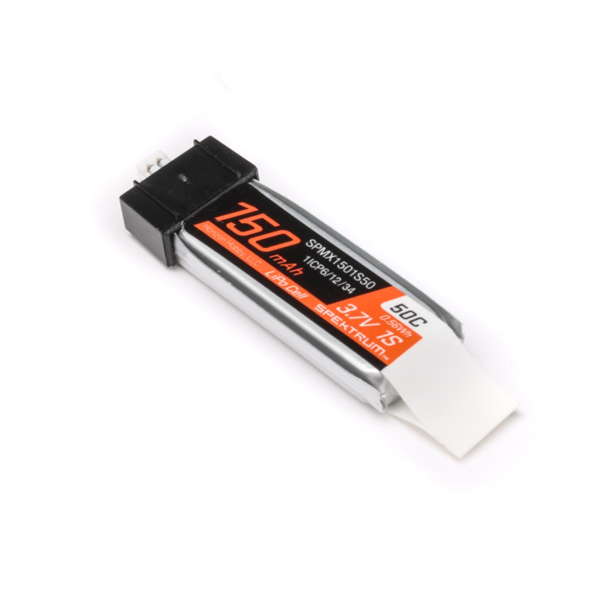 3.7V 150mAh 1S 50C LiPo Battery: JST PH1.25 Connector 3.7V 150mAh 1S 50C LiPo Battery: JST PH1.25 Connector - Image 1