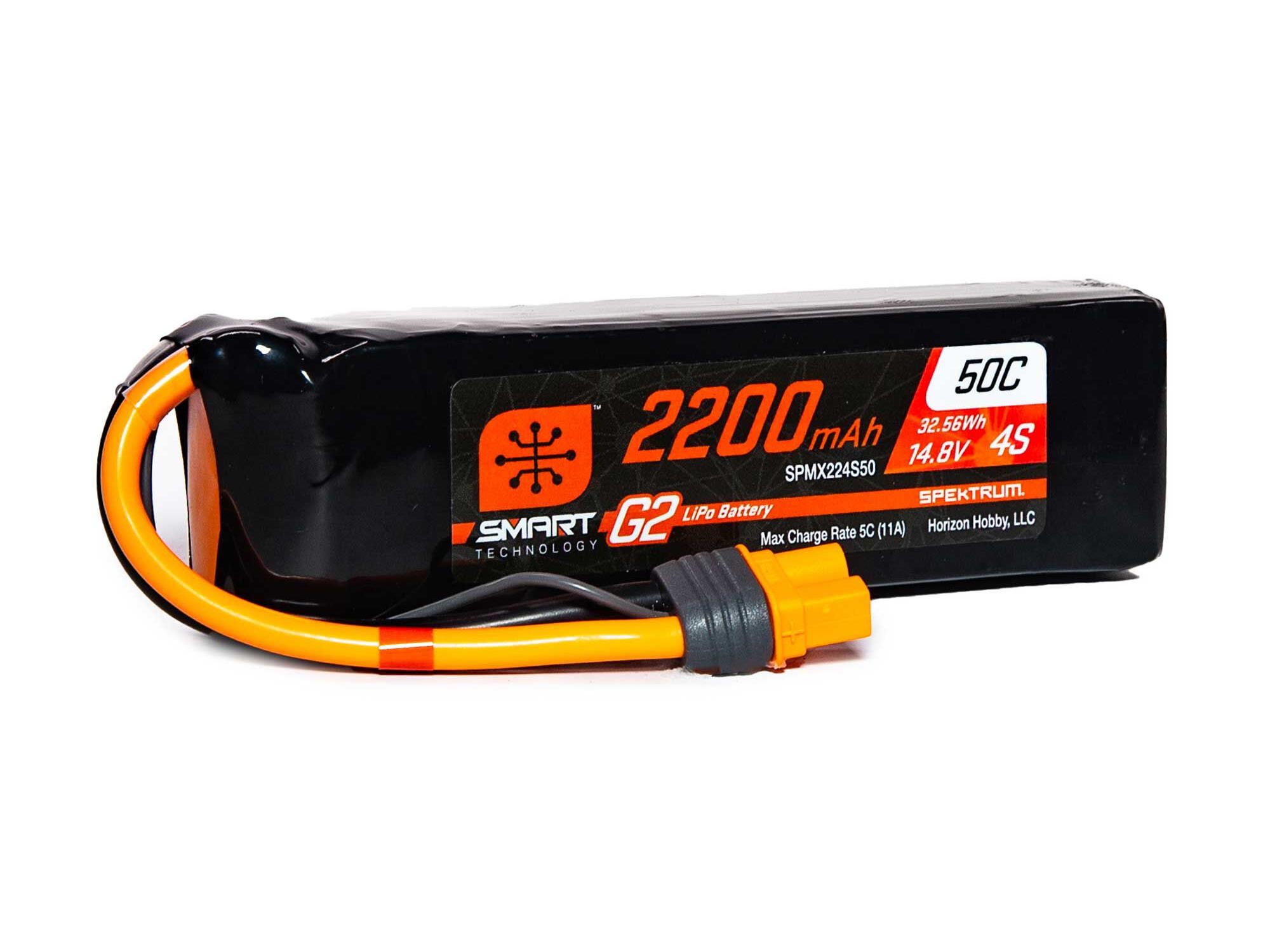 2200mAh 4S 14.8V SMART G2 50C IC3 2200mAh 4S 14.8V SMART G2 50C IC3 - Image 1