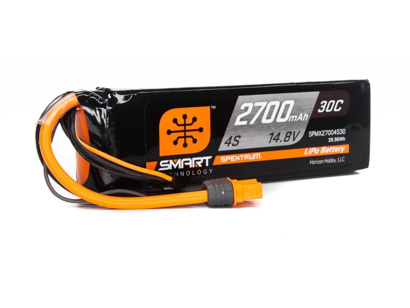 2700mAh 4S 14.8V Smart LiPo Battery 30C; IC3 2700mAh 4S 14.8V Smart LiPo Battery 30C; IC3 - Image 1