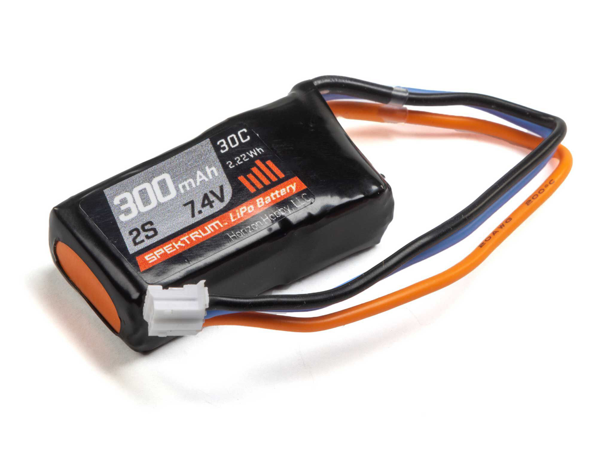 7.4V 300mAh 2S 30C LiPo Battery: PH 7.4V 300mAh 2S 30C LiPo Battery: PH - Image 1