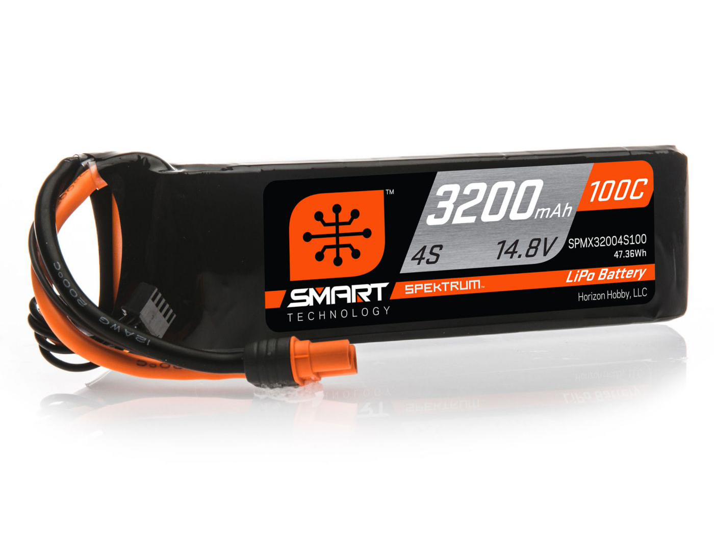 3200mAh 4S 14.8V 100C Smart LiPo Battery; IC3 3200mAh 4S 14.8V 100C Smart LiPo Battery; IC3 - Image 1