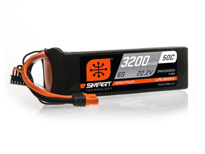 3200mAh 6S 22.2V 50C Smart LiPo Battery; IC5 - Image 1