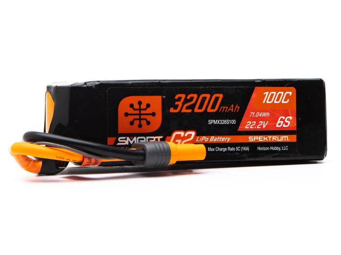 22.2V 3200mAh 6S 100C Smart G2 LiPo Battery: IC5 - Image 1