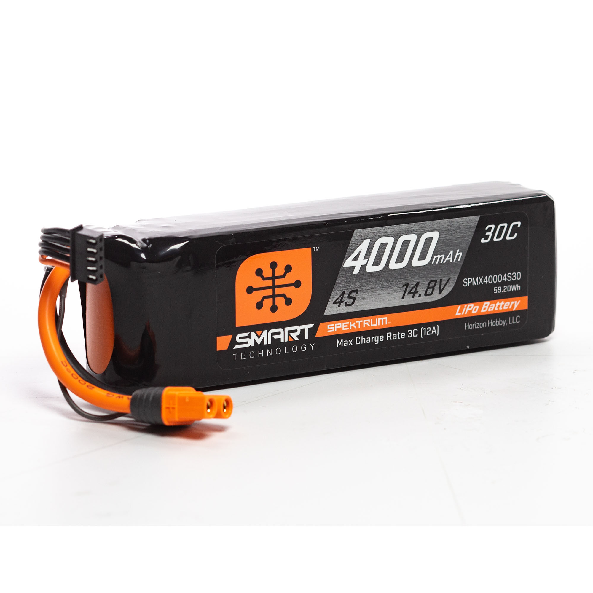 4000mAh 4S 14.8V Smart LiPo Battery 30C; IC3 4000mAh 4S 14.8V Smart LiPo Battery 30C; IC3 - Image 1