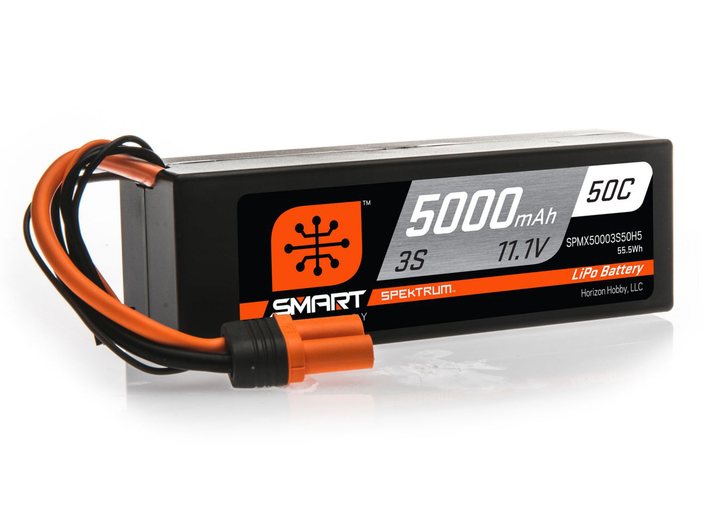 5000mAh 3S 11.1V 50C Smart LiPo Hardcase; IC5 5000mAh 3S 11.1V 50C Smart LiPo Hardcase; IC5 - Image 1