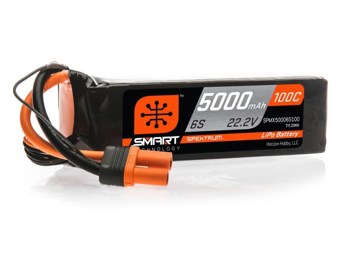 5000mAh 6S 22.2V 100C Smart LiPo Battery; IC5 - Image 1