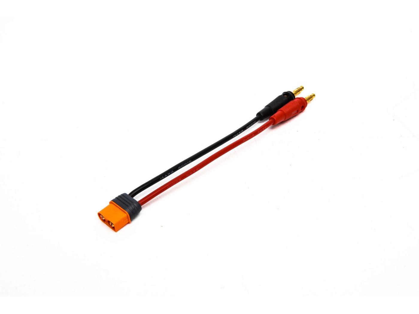 IC3 Device Charge Lead 6"; 13 AWG / 4mm Bullets IC3 Device Charge Lead 6"; 13 AWG / 4mm Bullets - Image 1