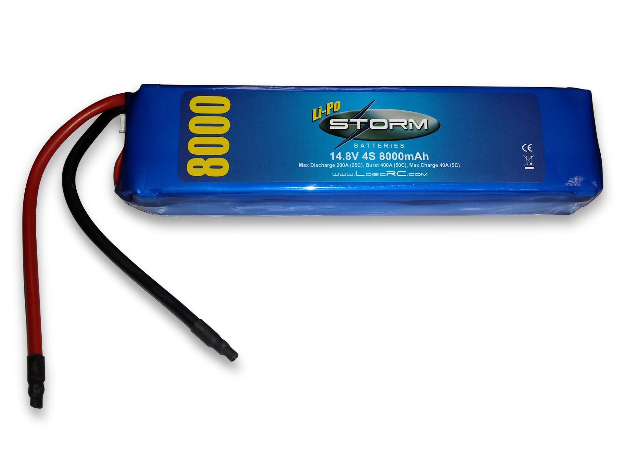 Li-Po 4S 14.8V 25C 8000mAh Li-Po 4S 14.8V 25C 8000mAh - Image 1