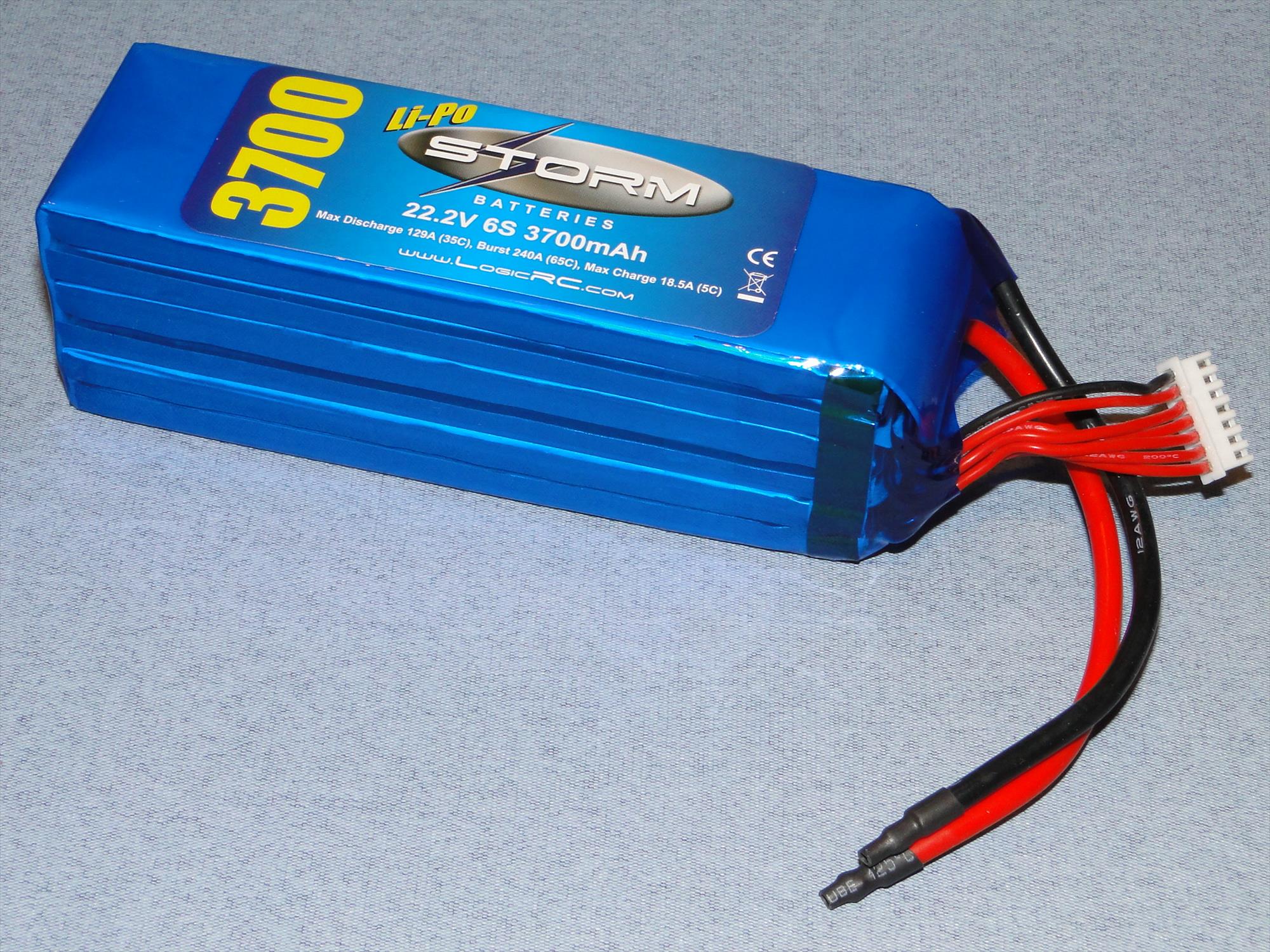 Li-Po 6S 22.2V 35C 3700mAh Li-Po 6S 22.2V 35C 3700mAh - Image 1