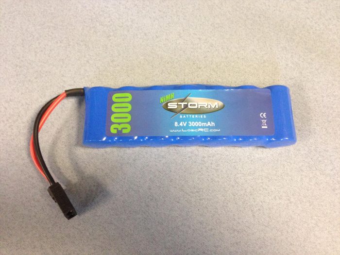 NiMH 8.4V 3000mAh Flat TRX Connector - Image 1