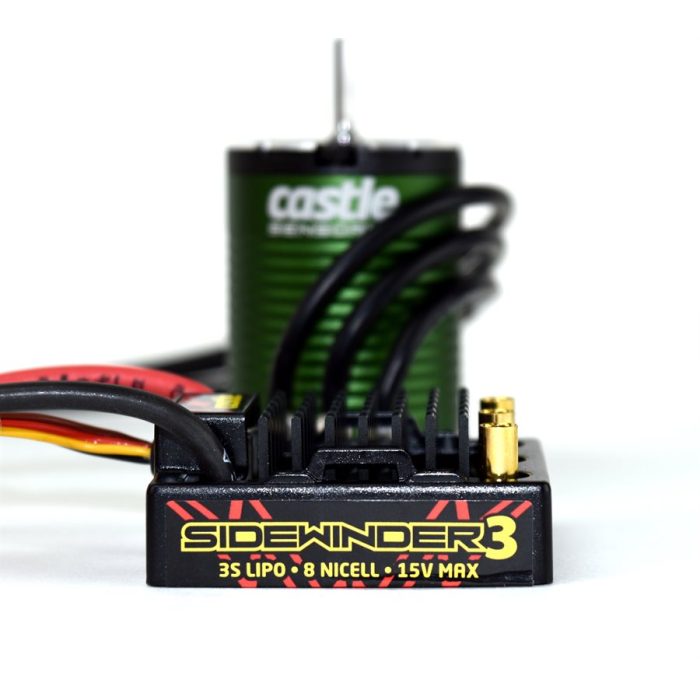 SV3 WATERPROOF 1:10TH 12V ESC 1406-7700 SENSORED COMBO - Image 1