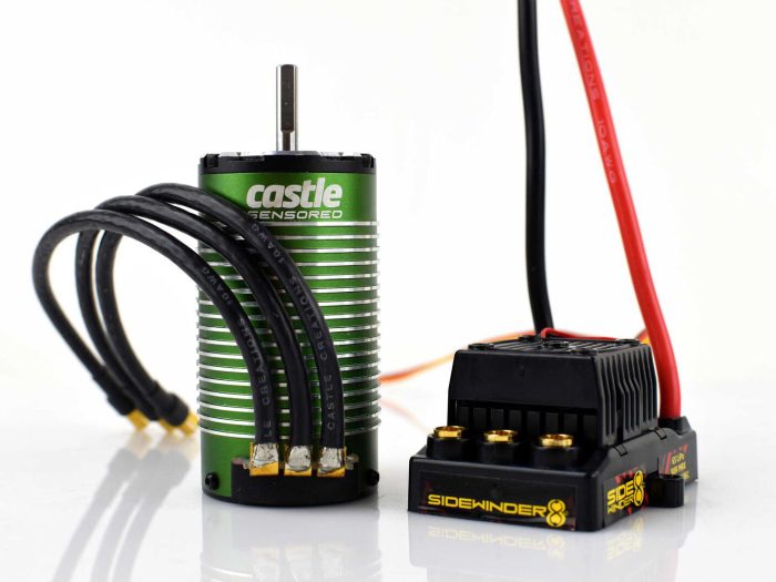 Sidewinder 1:8th ESC & 2200kV Sensor Ready Motor Combo - Image 1