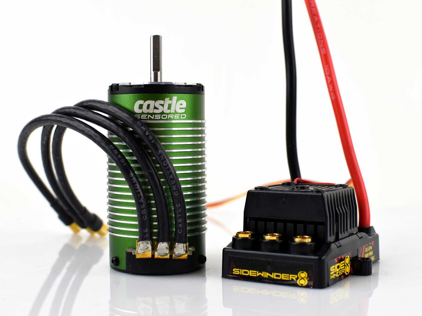 Sidewinder 1:8th ESC & 2200kV Sensor Ready Motor Combo Sidewinder 1:8th ESC & 2200kV Sensor Ready Motor Combo - Image 1