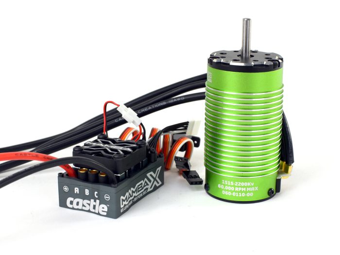Mamba X, Sensored, 25.2V WP ESC & 1515-2200KV V2 Combo - Image 1