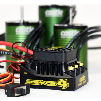 SW 4, 12.6V, 2A BEC, WP SENSORLESS ESC W/1412-2100 SENSORED