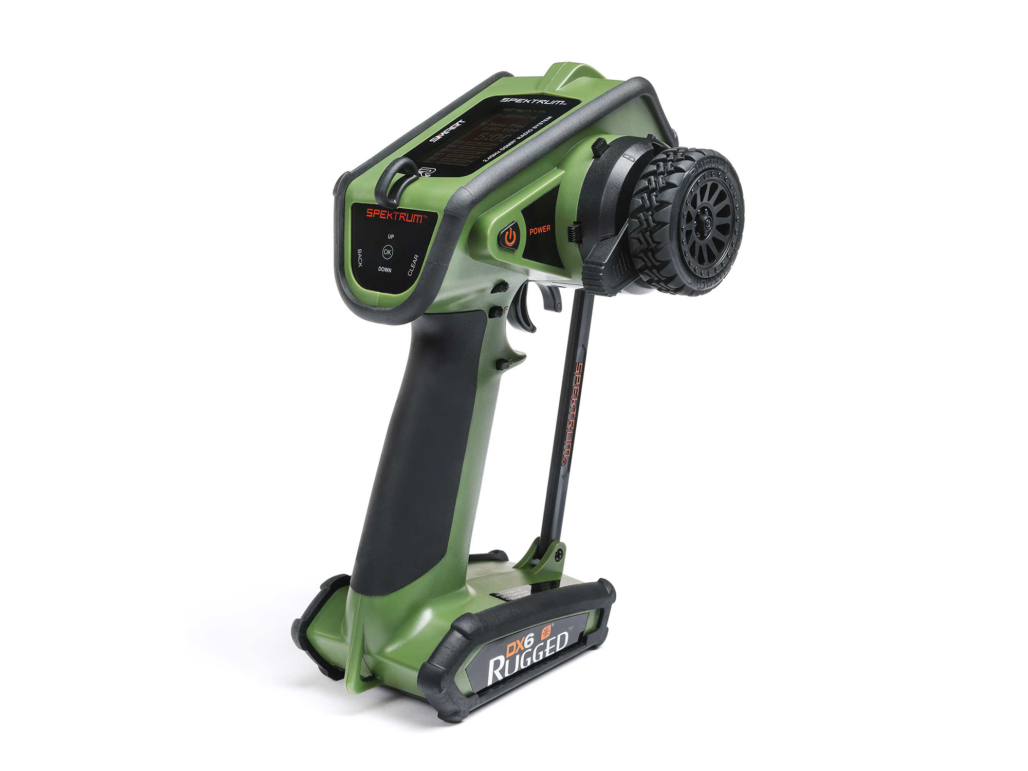 DX6 Rugged 6-Channel DSMR Transmitter Only DX6 Rugged 6-Channel DSMR Transmitter Only, Green - Image 1
