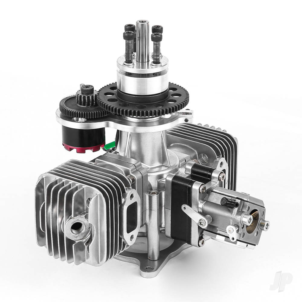 70cc Petrol 2-Stroke Twin Cylinder Engine with Electric Start image_JP-RCGF70TES