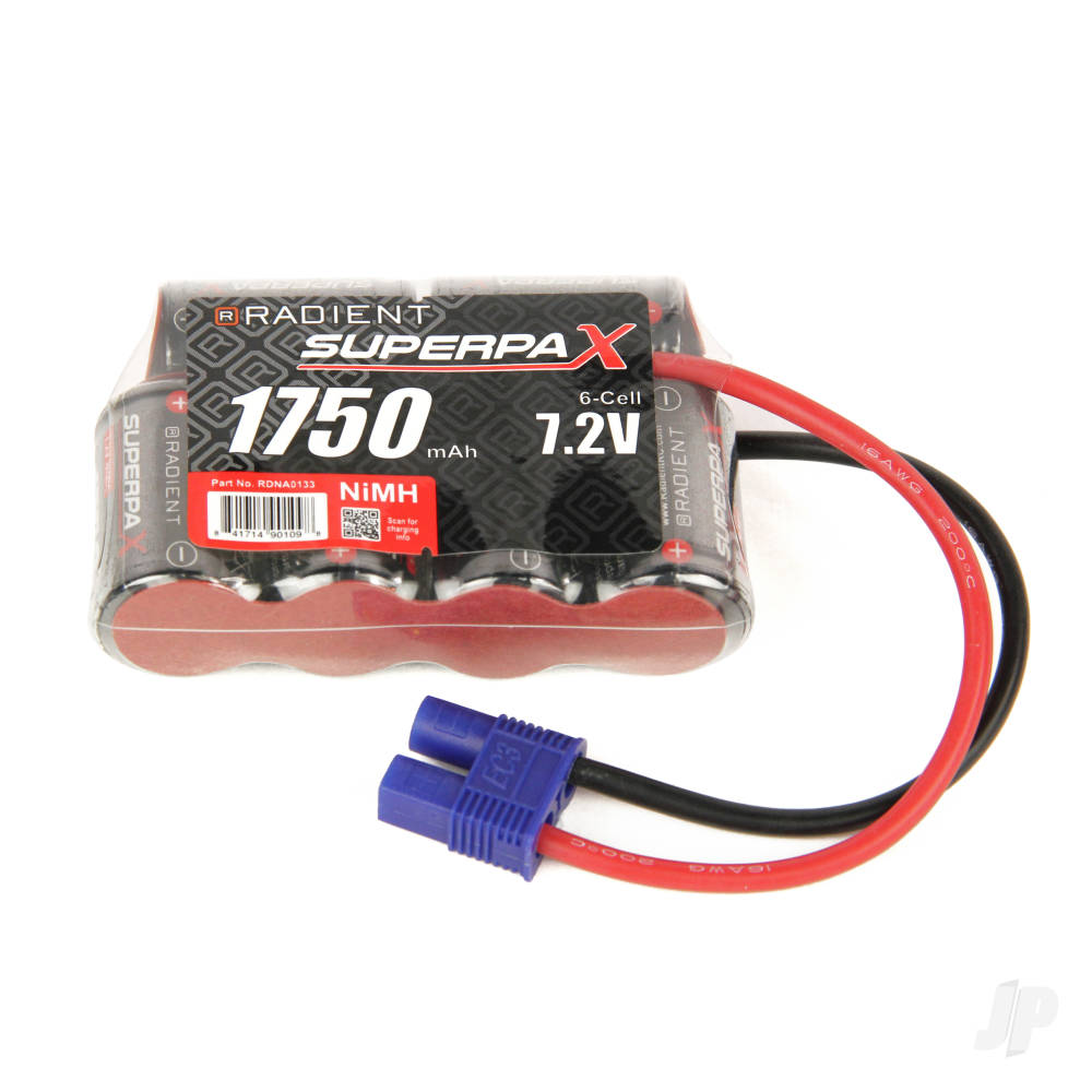 NiMH 7.2V 1750mAh 2/3A 4-2 SBS-Flat image_JP-RDNA0133