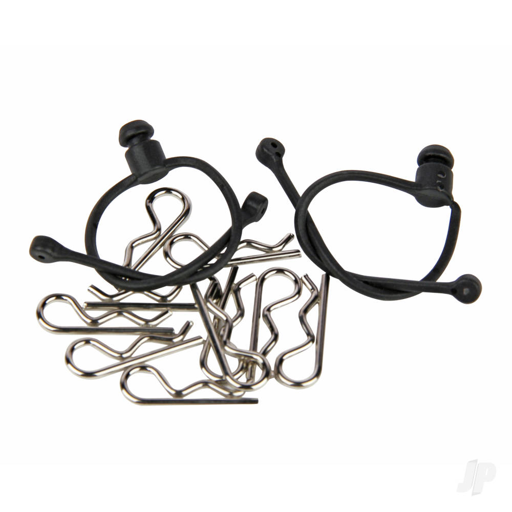 Body Clips (10 pcs) with Black Retainers (2 pcs) image_JP-RDNA0303