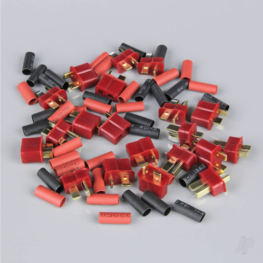 Deans Pairs including Heat Shrink (10 pcs) image_JP-RDNAC010002