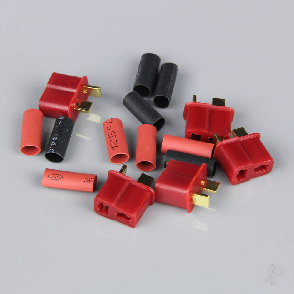 Deans Female including Heat Shrink (Battery End) (5 pcs) image_JP-RDNAC010003