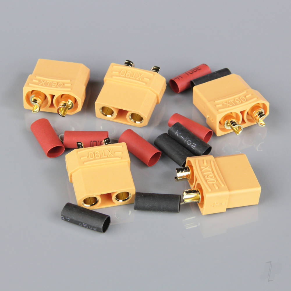 XT90 Female including Heat Shrink (Battery End) (5 pcs) image_JP-RDNAC010036