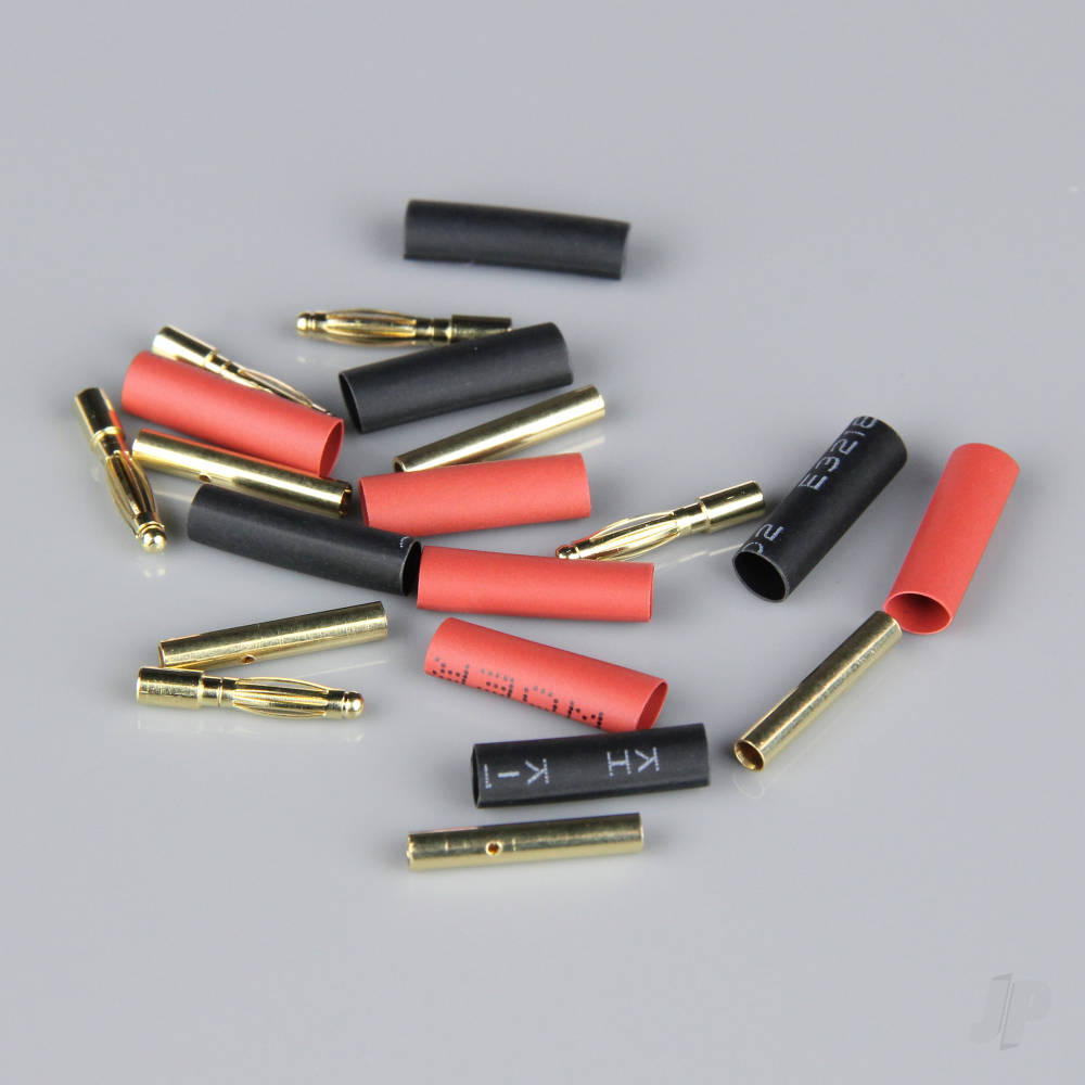 2mm Gold Connector Pairs including Heat Shrink (5 pcs) image_JP-RDNAC010086