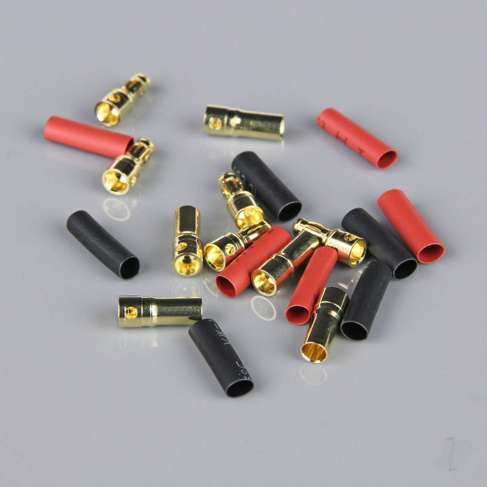 3.5mm Gold Connector Pairs including Heat Shrink (5 pcs) image_JP-RDNAC010088