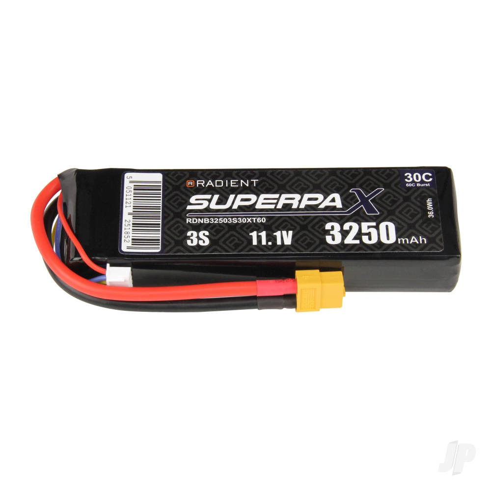 LiPo 3S 3250mAh 11.1V 30C XT60 image_JP-RDNB32503S30XT60