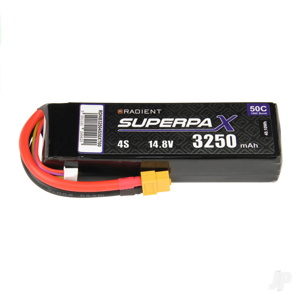 LiPo 4S 3250mAh 14.8V 50C XT60 image_JP-RDNB32504S50XT60