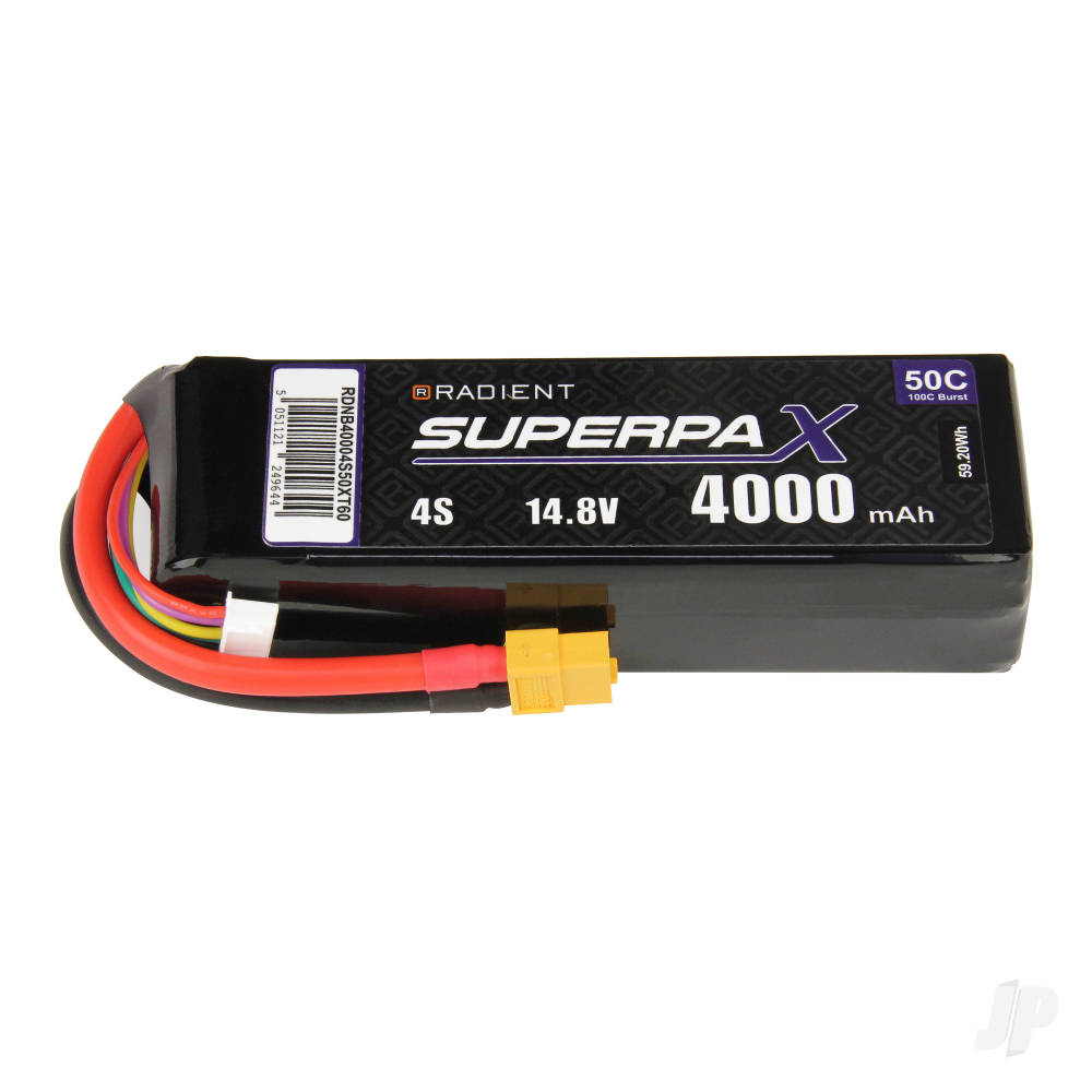 LiPo 4S 4000mAh 14.8V 50C XT60 image_JP-RDNB40004S50XT60