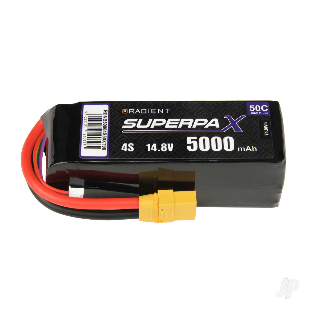 LiPo 4S 5000mAh 14.8V 50C XT90 image_JP-RDNB50004S50XT90