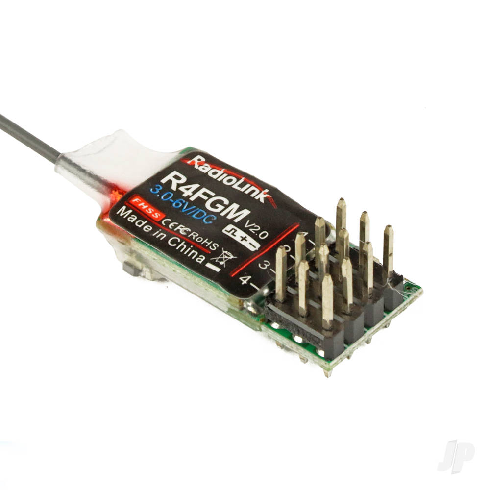 R4FGM 4-Channel Receiver with Gyro Function image_JP-RLKR041004